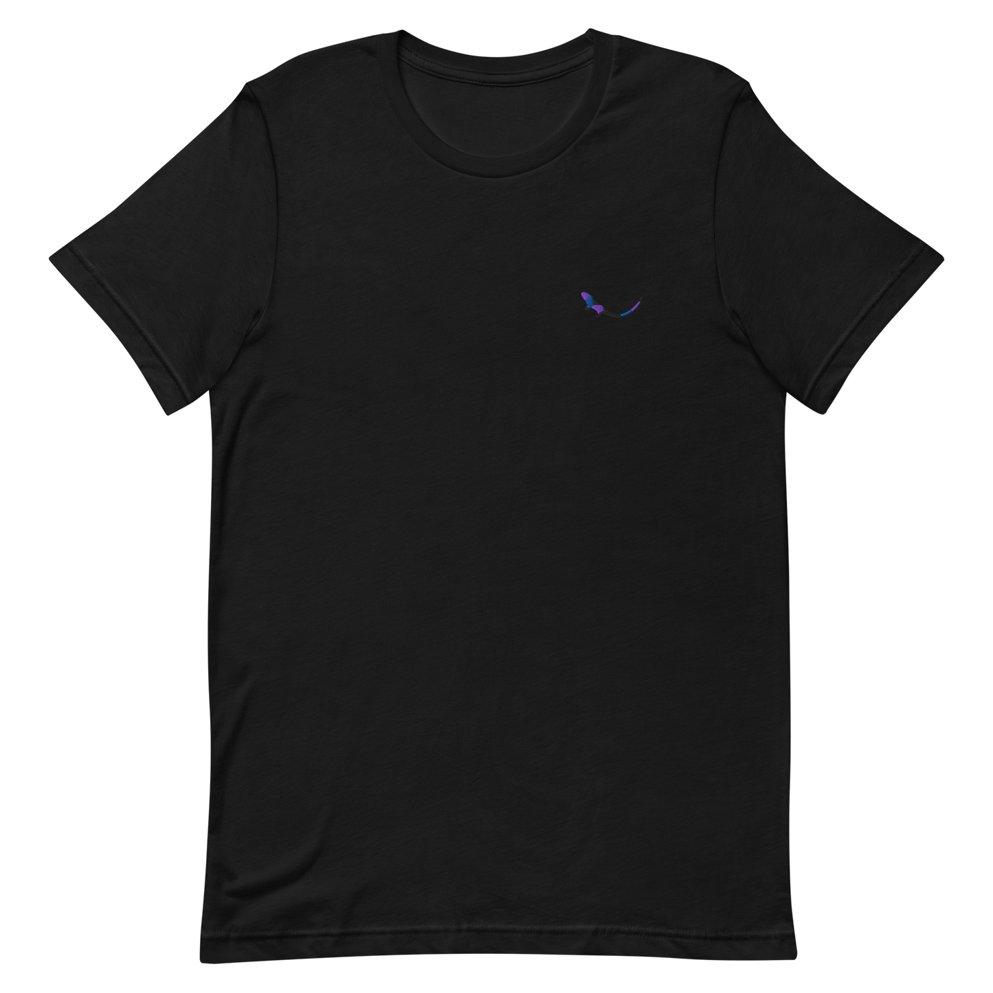 THE SUBTROPIC Global Tee in black with embroidered logo, perfect for everyone and available worldwide.