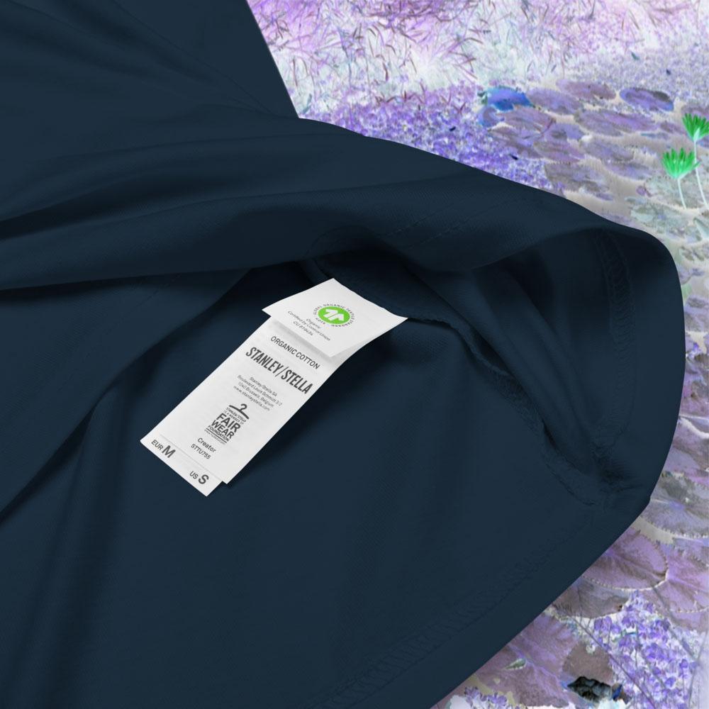 ESSENTIAL 2.0 SUBTROPIC Organic Navy Tee Label Stanley-Stella