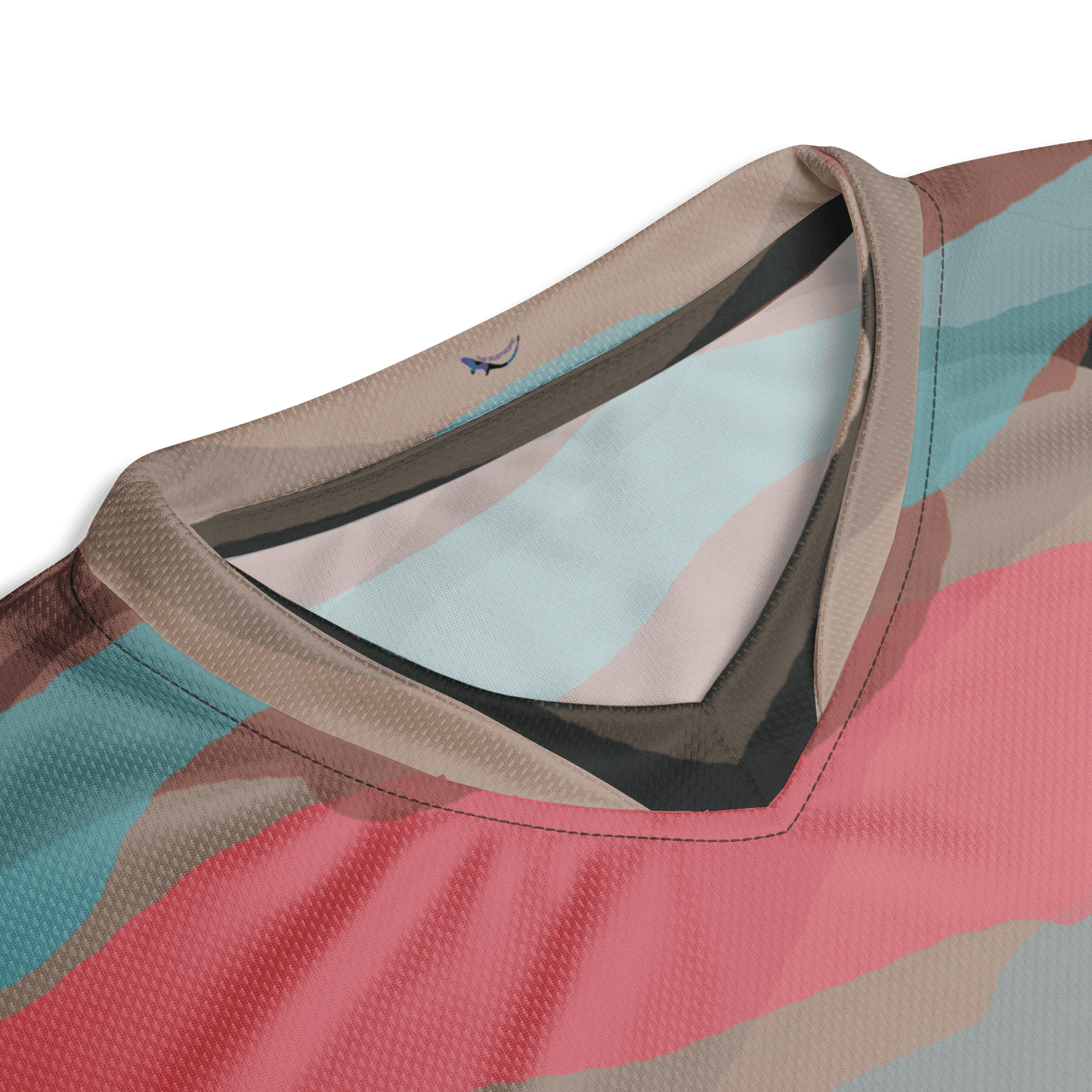 Recycled Monteverde Tee Collar Front