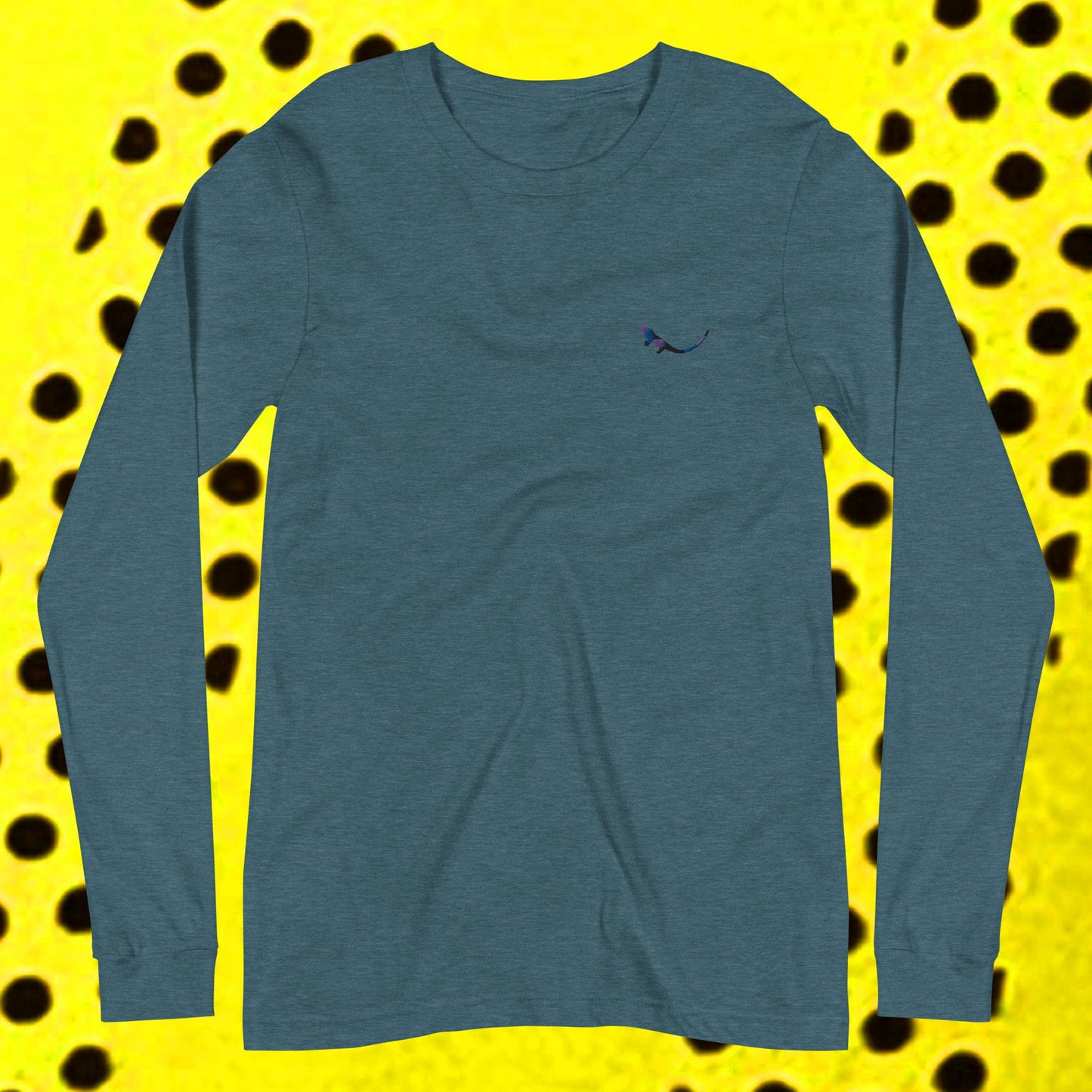 THE SUBTROPIC Essential 2.0 Long Sleeve Tees Heather Deep Teal
