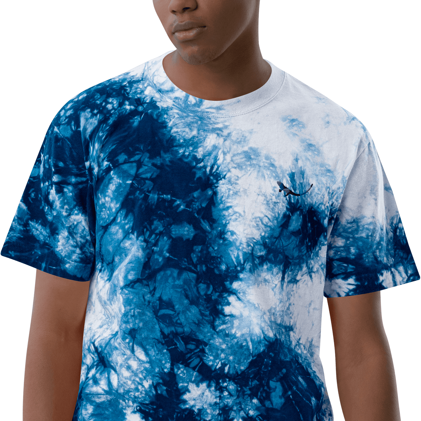 THE SUBTROPIC Funkadelic Tees Blue/White Model