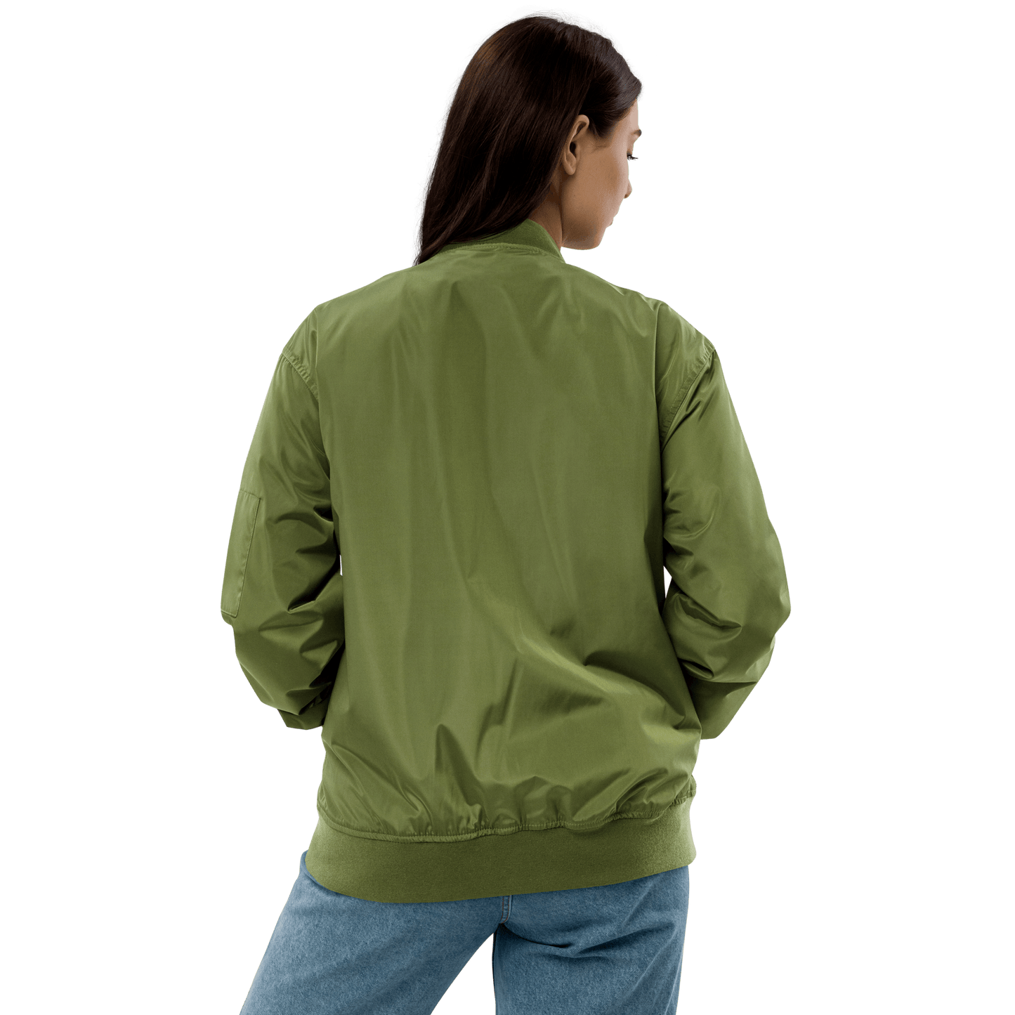 THE SUBTROPIC Recycled Plastic Bomber Jacket Jungle Model 2