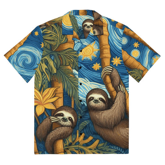 da Vinci Sloths Hawaiian Shirt