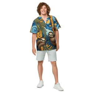 da Vinci Sloths Hawaiian Shirt