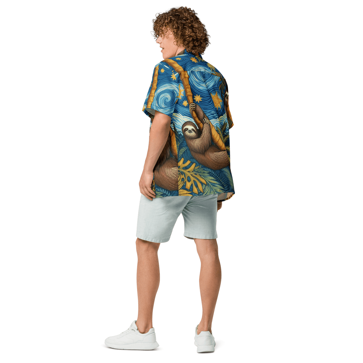 da Vinci Sloths Hawaiian Shirt