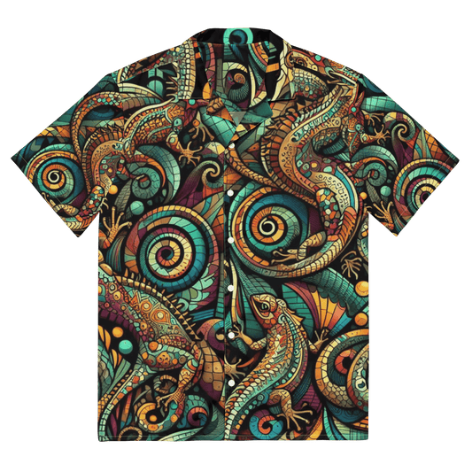 Gaudi Lizards Hawaiian Shirt