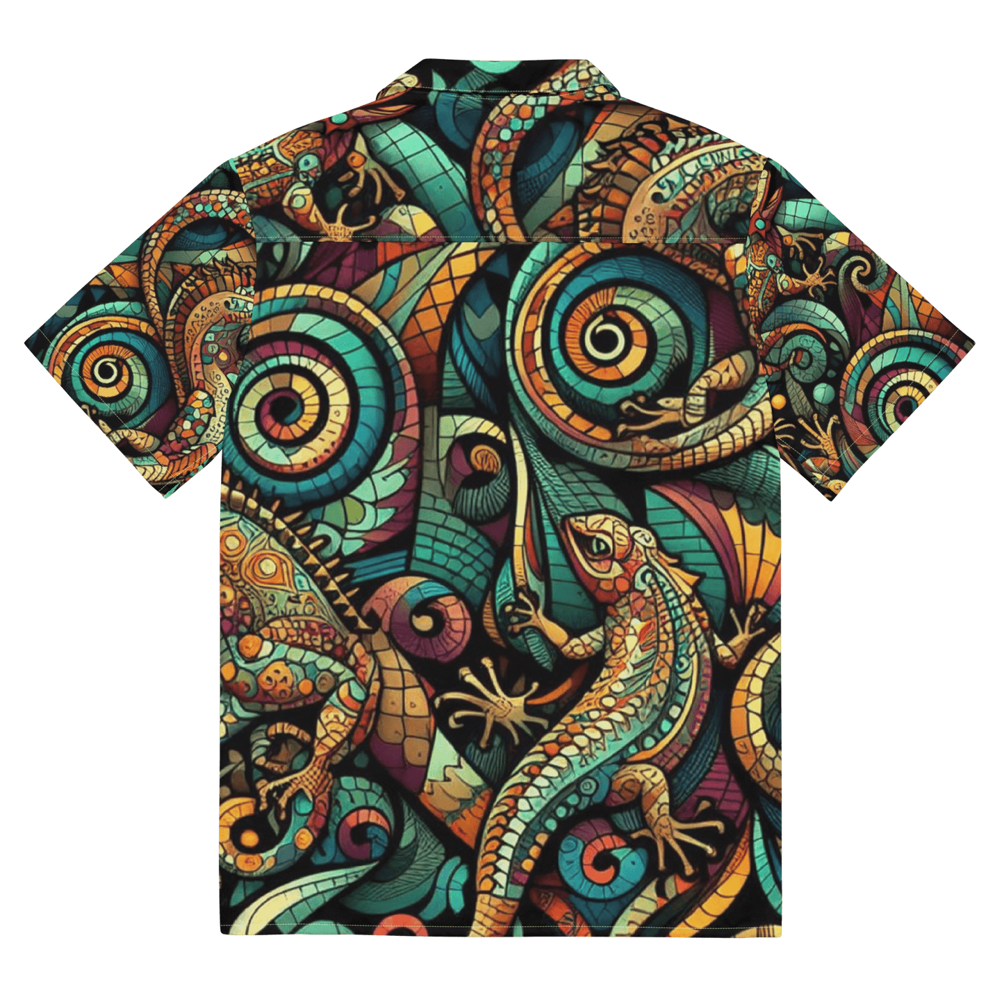 Gaudi Lizards Hawaiian Shirt