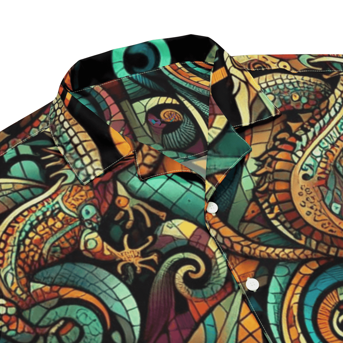Gaudi Lizards Hawaiian Shirt