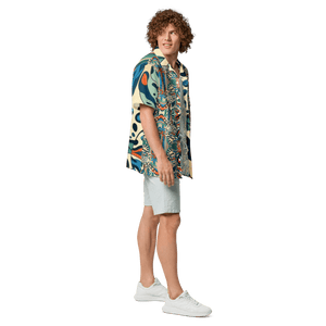 Hockney Ocelot Hawaiian Shirt