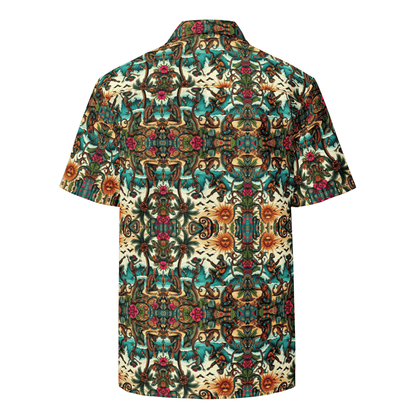 Kahlo's Lizard Fiesta Hawaiian Shirt