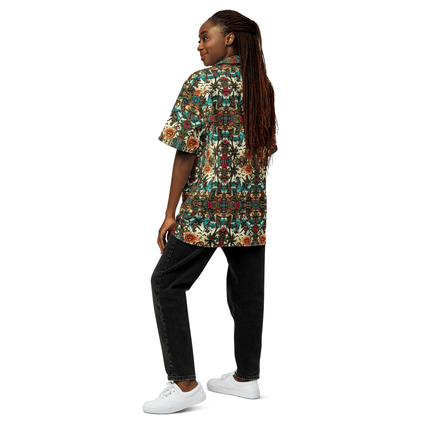 Kahlo's Lizard Fiesta Hawaiian Shirt