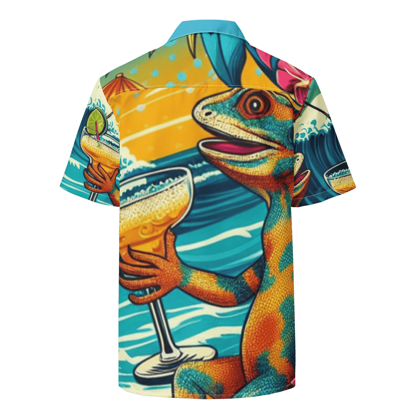 Margarita Sippin' Lizard Hawaiian Shirt
