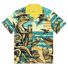 Load image into Gallery viewer, Lizards N&#39; Beers Hawaiian Shirt
