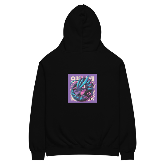 Neon Mirage Black Hoodie
