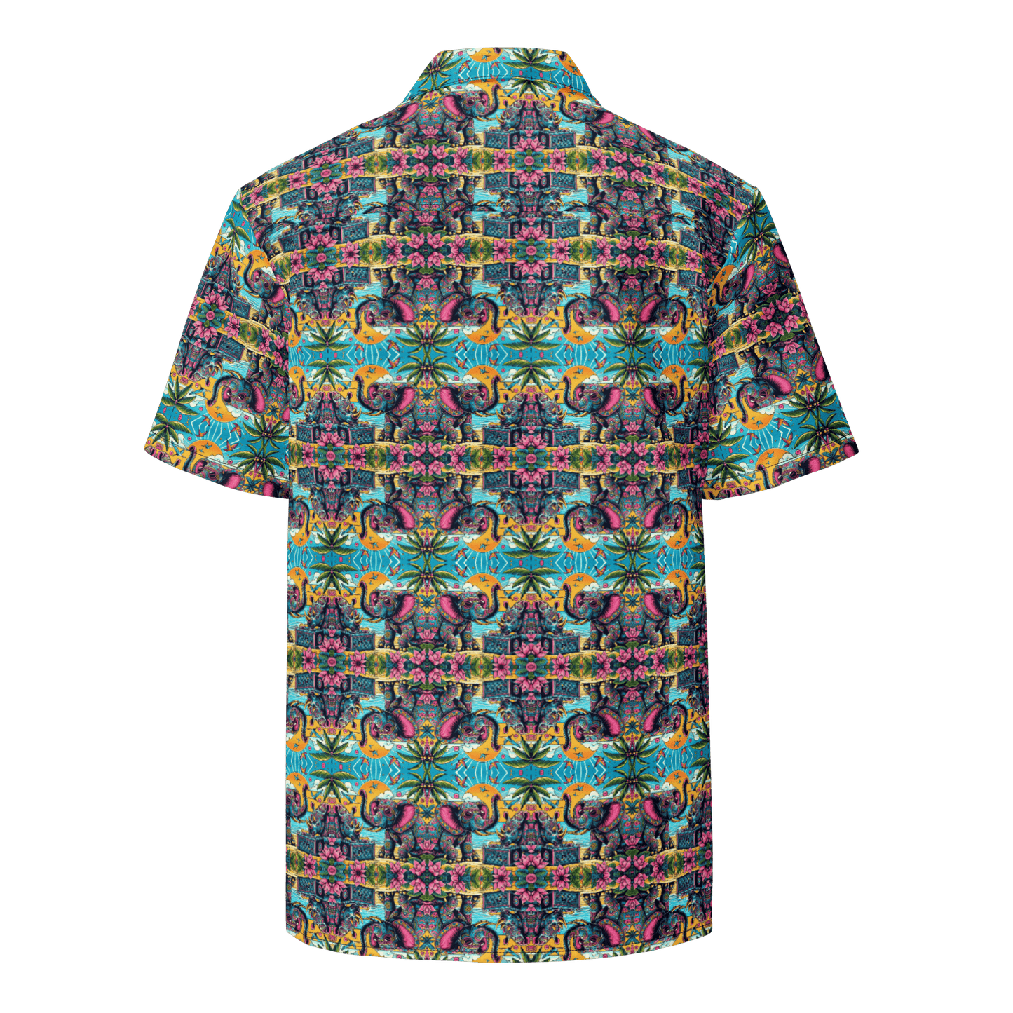 Rhino Elephant Rave Hawaiian Shirt