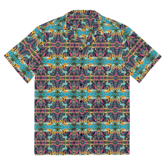 Rhino Elephant Rave Hawaiian Shirt
