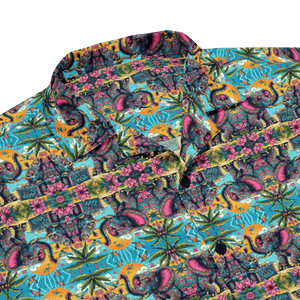 Rhino Elephant Rave Hawaiian Shirt