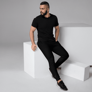 THE SUBTROPIC Recycled Black Joggers
