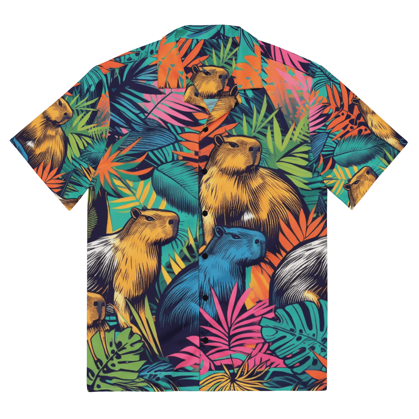 Warhol Capybaras Hawaiian Shirt