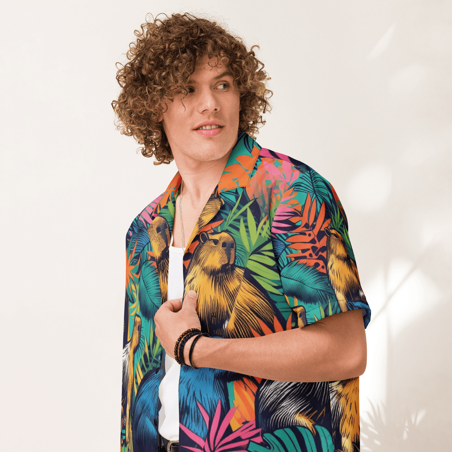 Warhol Capybaras Hawaiian Shirt