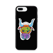 Load image into Gallery viewer, Angry Bull Biodegradable Black iPhone 7 Plus/8 Plus case
