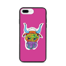 Load image into Gallery viewer, Angry Bull Biodegradable Pink iPhone 7 Plus/8 Plus case
