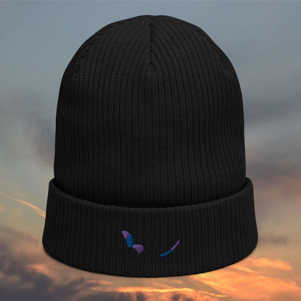 Black Organic Eco-Beanie main photo