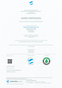 Black Organic Eco-Beanie OCS Certificate
