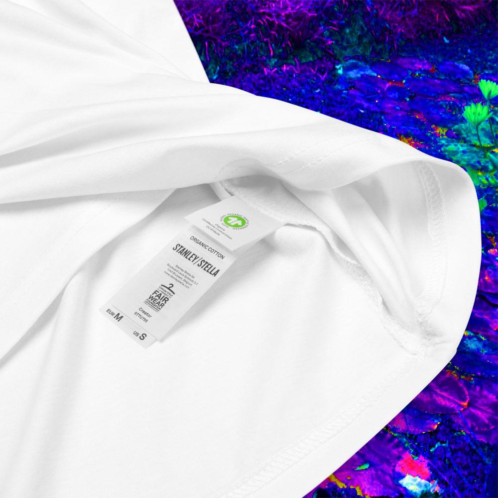 ESSENTIAL 2.0 SUBTROPIC Organic White Tee Label Stanley-Stella