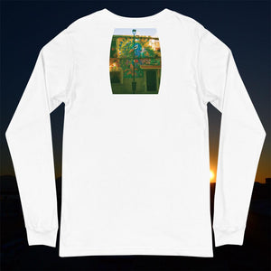 Fox & Peacock Long Sleeve White Tee Back