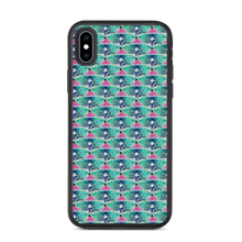 Load image into Gallery viewer, Magenta Zinnia Biodegradable iPhone case
