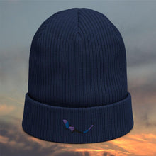 Load image into Gallery viewer, Navy Organic Eco-Beanie Main Photo
