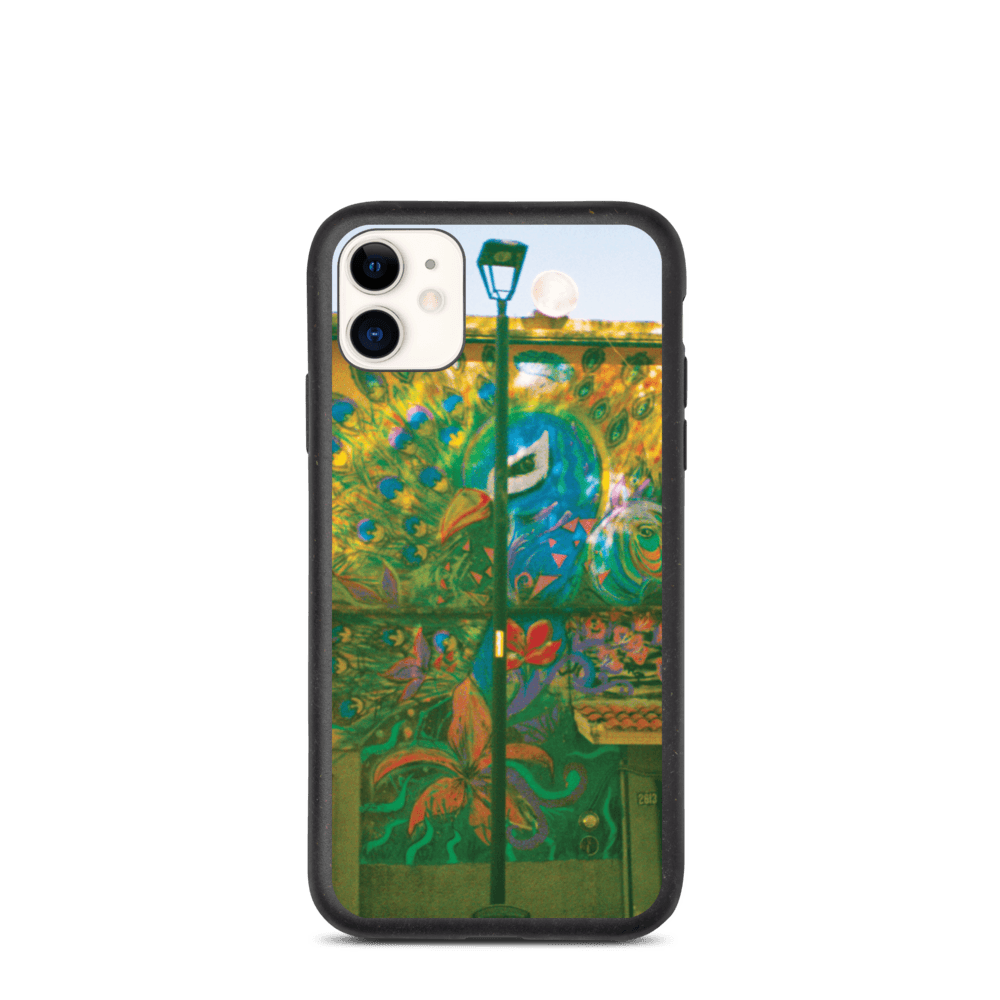 Peacock Street Biodegradable iPhone 11 case