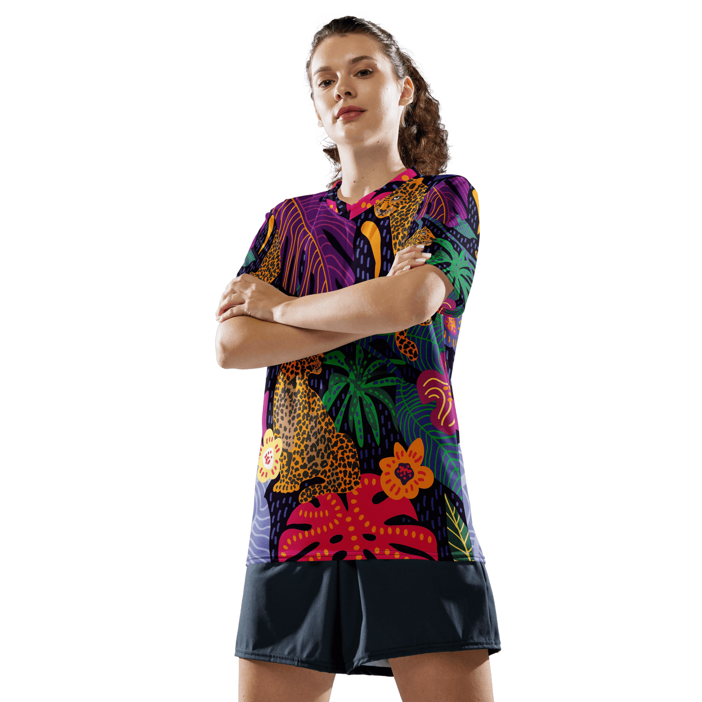 Recycled Amazon Tee Female Model