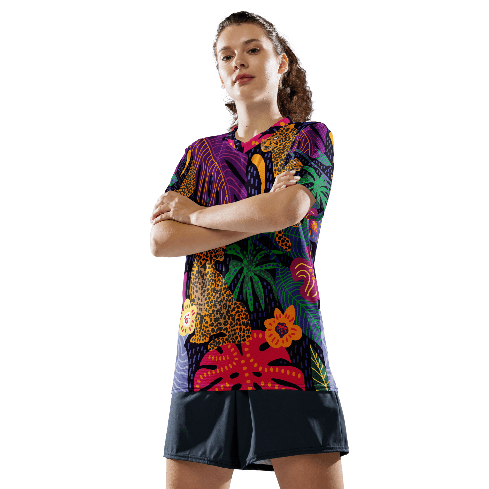 Recycled Amazon Tee Female Model