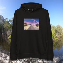 Load image into Gallery viewer, Road To Nowhere Organic Black Hoodie Main photo
