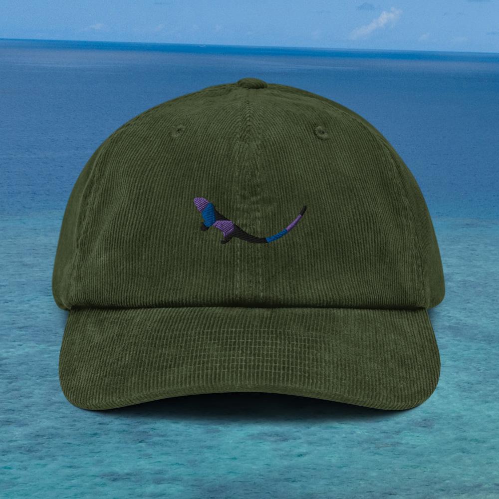 THE SUBTROPIC Corduroy Caps Dark Olive 2