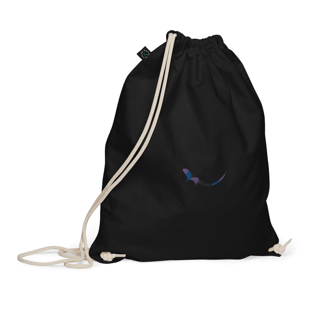 THE SUBTROPIC Organic Drawstring bag Black