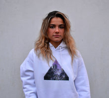 Load image into Gallery viewer, Symmetree Organic White Hoodie Model 2
