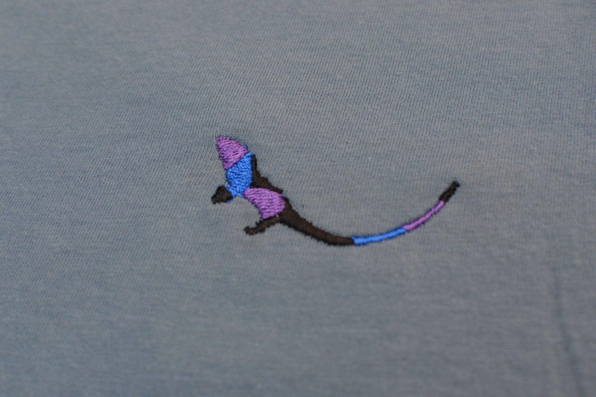 THE SUBTROPIC emblem in Steel Blue Tshirt