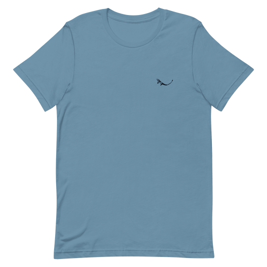 THE ESSENTIAL SUBTROPIC Steel Blue Tee