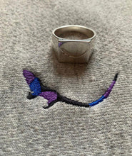 Load image into Gallery viewer, Sterling Silver Ring Of THE SUBTROPIC by embroidered logo
