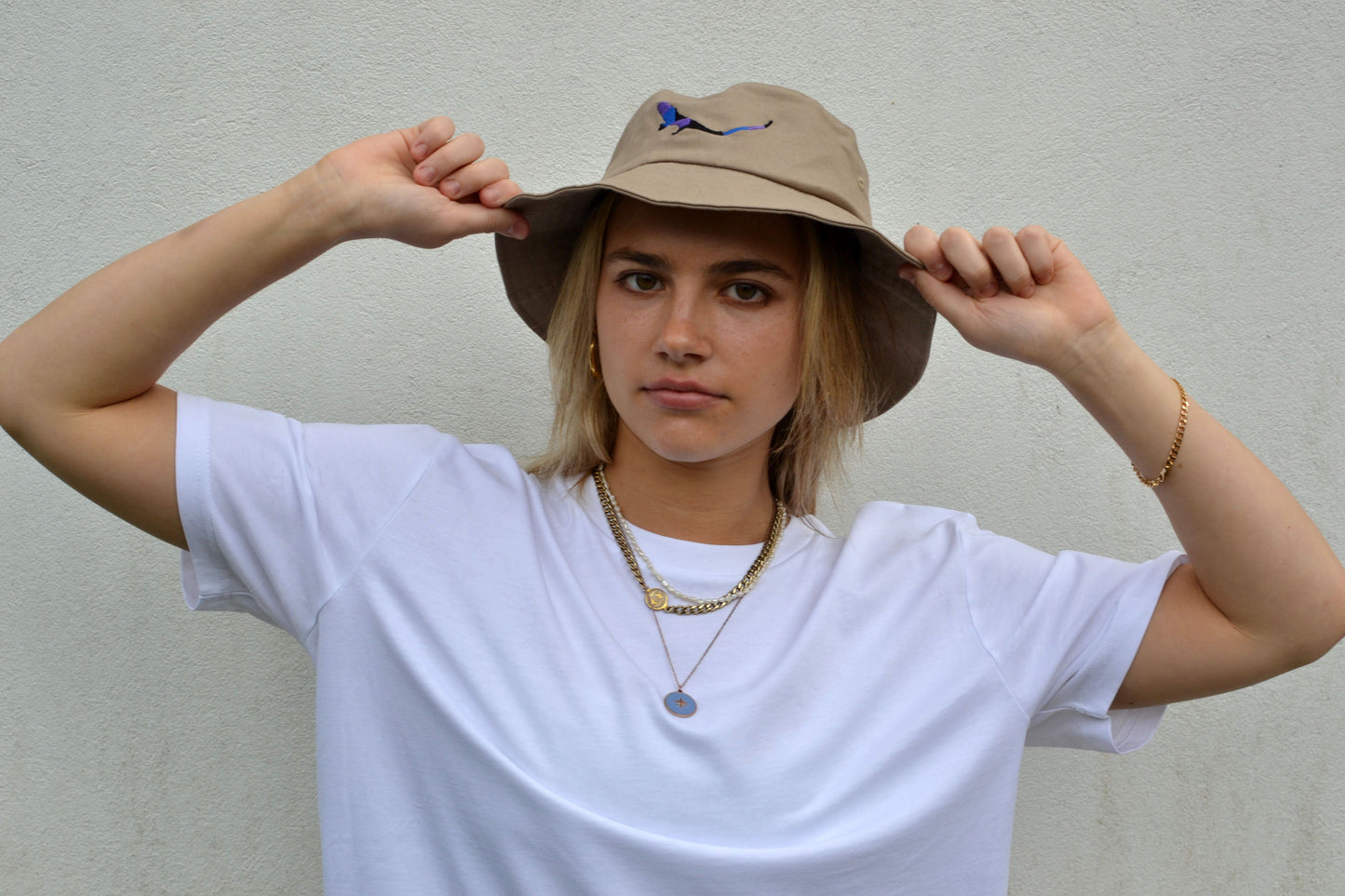 THE SUBTROPIC Bucket Hat Khaki Shot 3