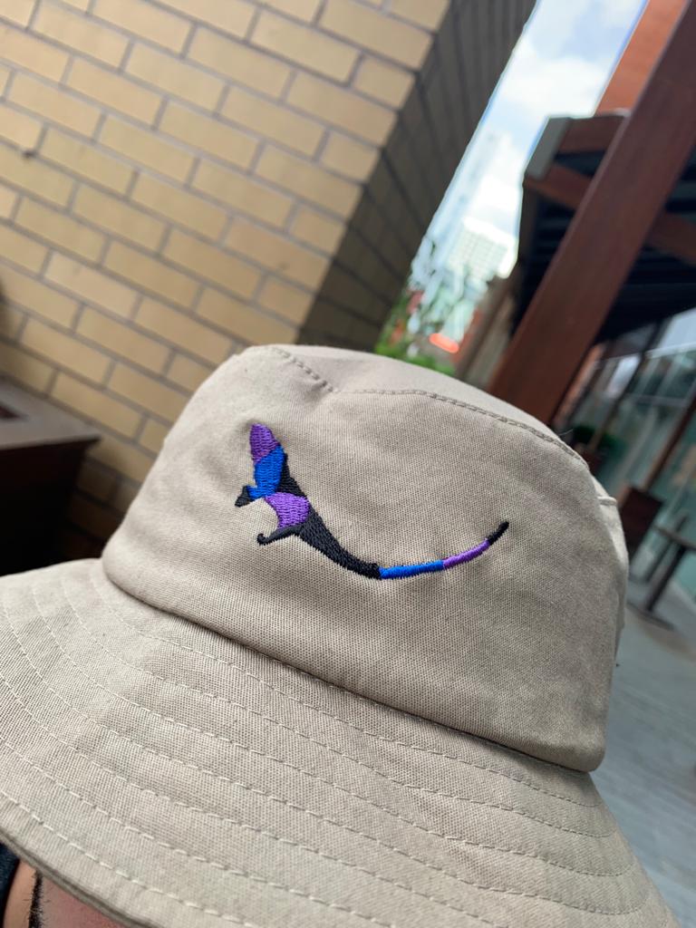 THE SUBTROPIC Bucket Hat Male Model Close up 2