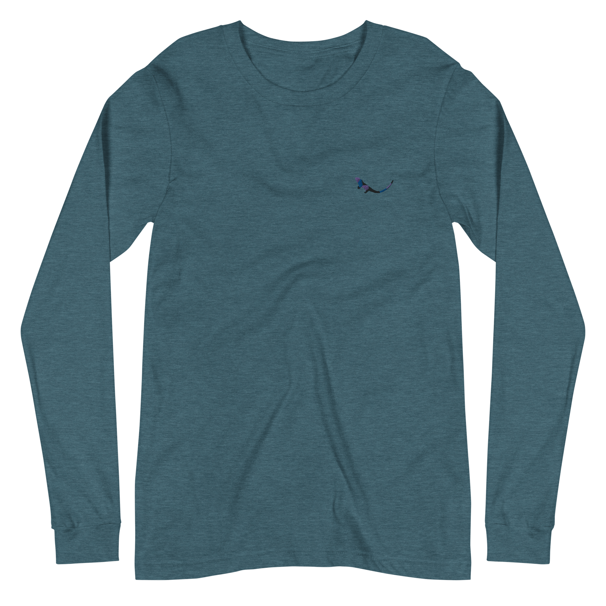THE SUBTROPIC Essential 2.0 Long Sleeve Tees Heather Deep Teal 2