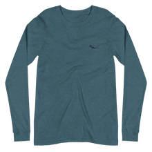 Load image into Gallery viewer, THE SUBTROPIC Essential 2.0 Long Sleeve Tees Heather Deep Teal 2
