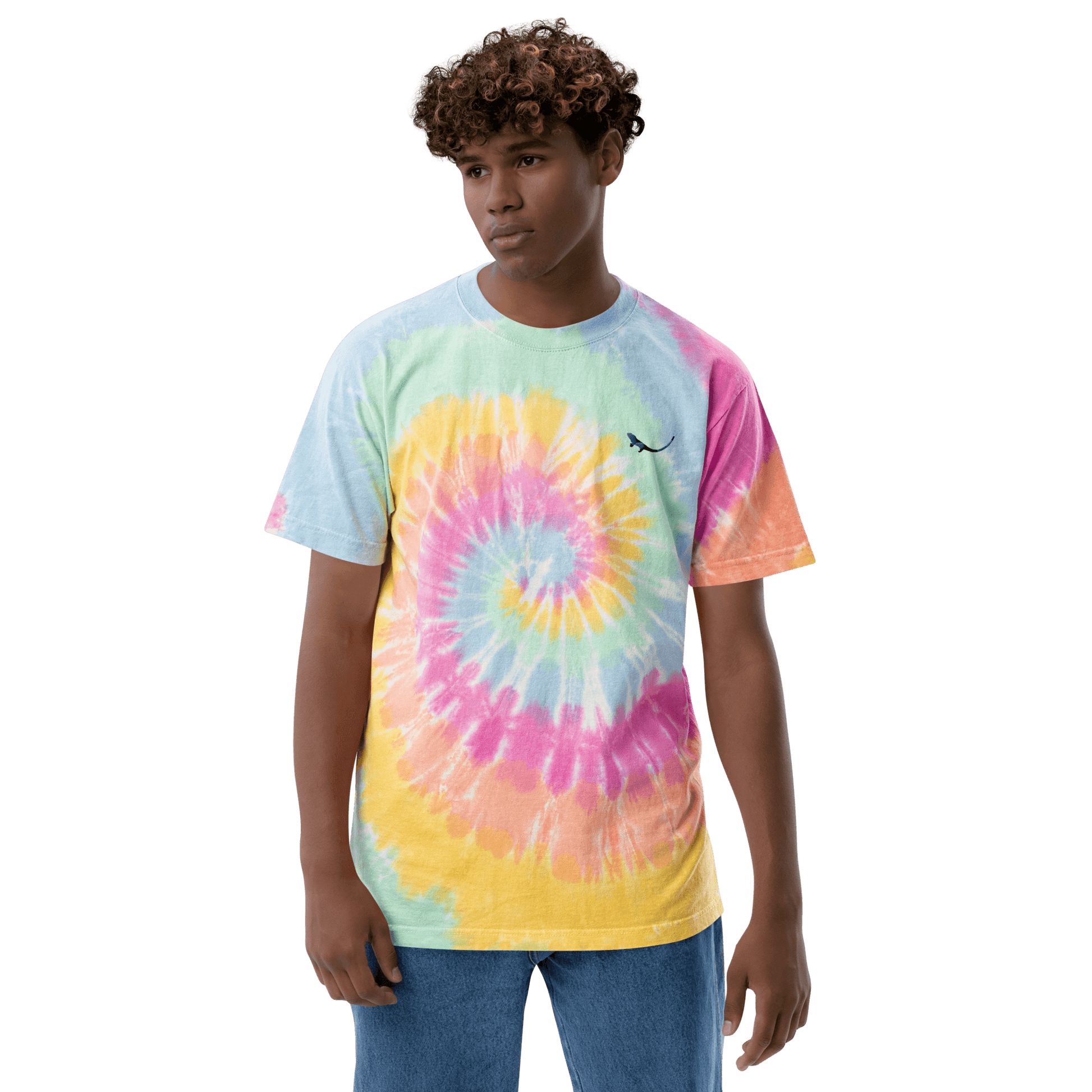 THE SUBTROPIC Funkadelic Tees Sherbet Rainbow Model