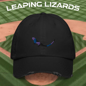 THE SUBTROPIC Leaping Lizard Baseball Caps Black