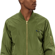 Load image into Gallery viewer, THE SUBTROPIC Recycled Plastic Bomber Jacket Jungle Model
