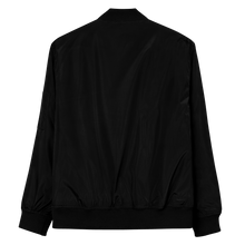 Load image into Gallery viewer, THE SUBTROPIC Recycled Plastic Bomber Jacket Black Back
